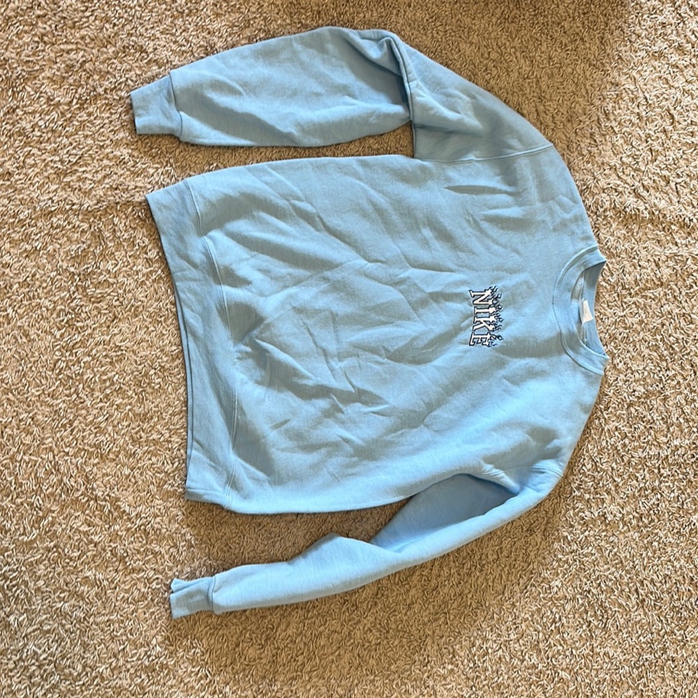 Light blue vitamin Nike crewneck